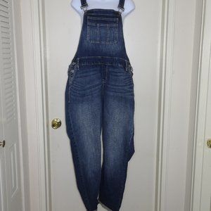 Torrid Cropped Overalls (Medium wash)